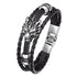 Bracelet Loup en Cuir